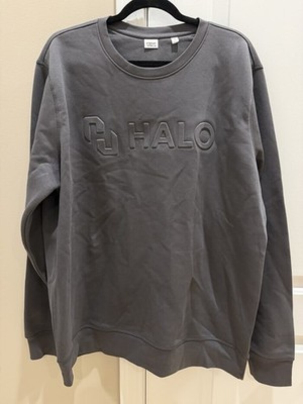 Stanley/Stella × HALO Embossed Logo Crewneck Sweatshirt Organic Cotton Size XL